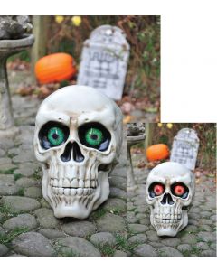 22" LU Eyes Giant Lawn Skull