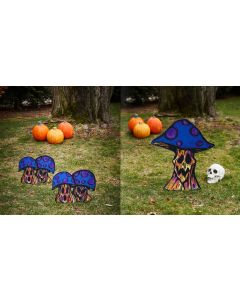 Creepy Mushroom Décor Assortment