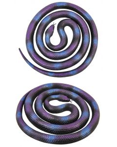 11" Coiled Iridescent Snake