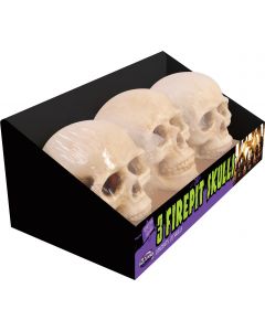 4.5" Fire Pit Skulls 3/pkg