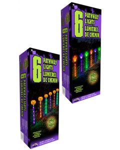 6 Solar Pathway Light Assortment