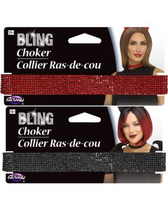 Bling Diva Choker Assortment - Adult