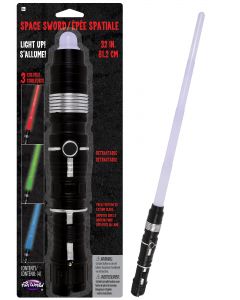 32" Light-Up and Retract Space Sword
