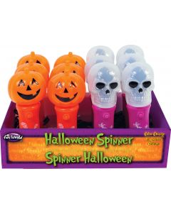Pumpkin & Skull Rainbow Mini Spinning Light PDQ