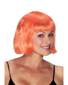 Short Orange Bob Wig